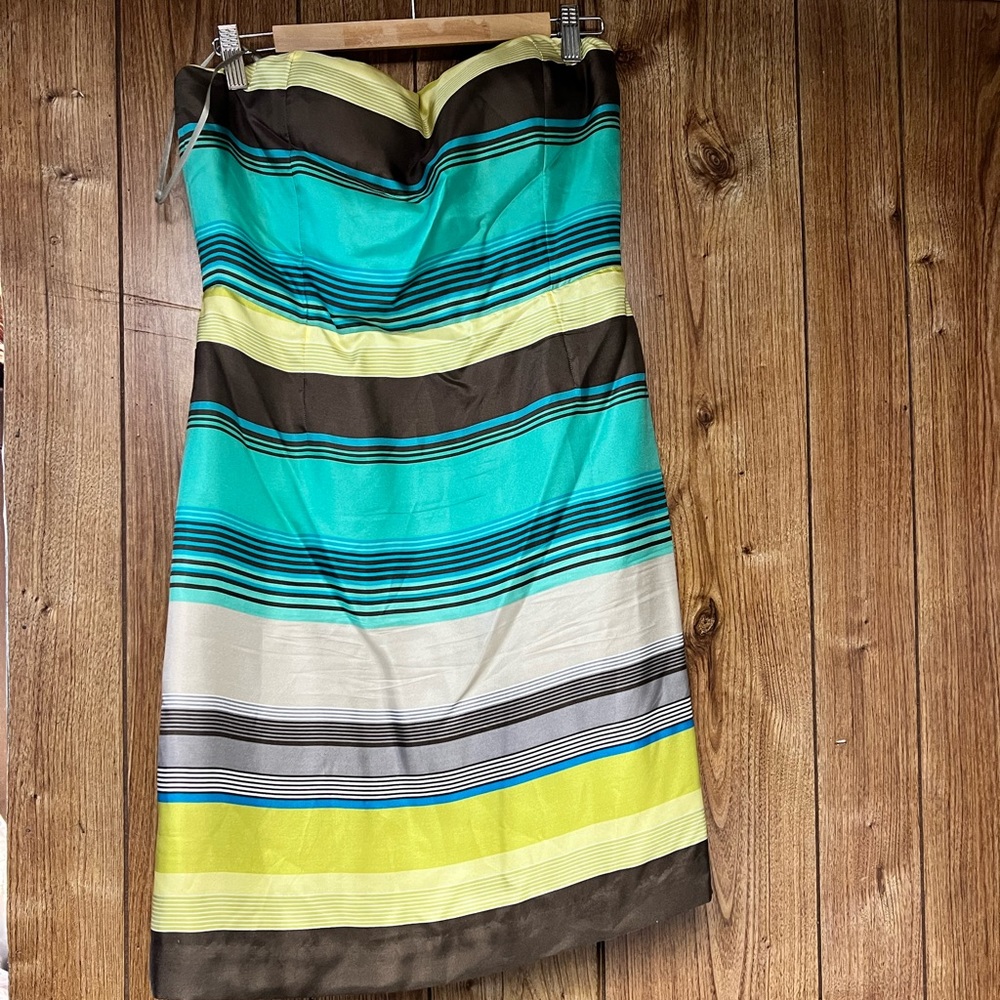 Strapless banana republic dress
